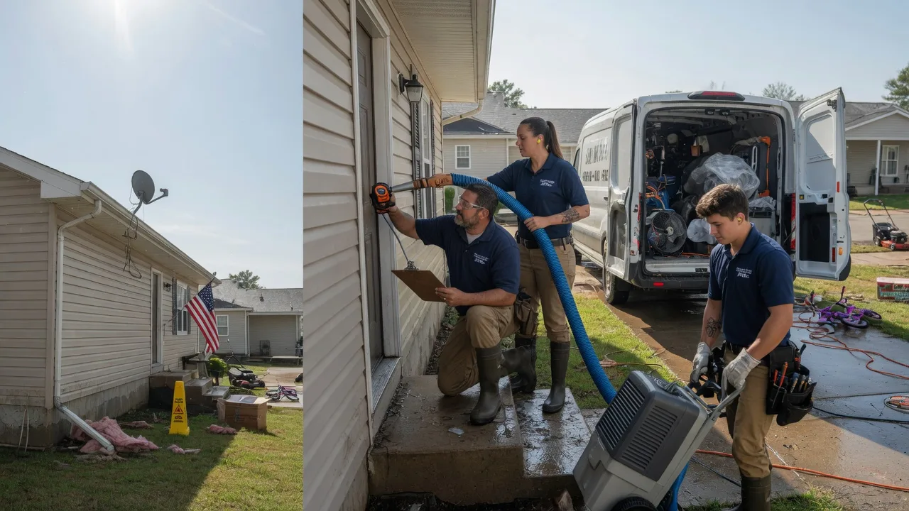 Ceiling Water Damage Restoration in Clearwater, NE near me